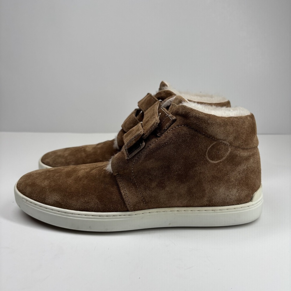Rag & Bone Kent Desert Shearling Women's 9/39 Brown Suede ‎ Sneaker Booties - Picture 9 of 16